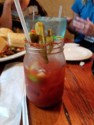 We begin with a spicy Bloody Mary